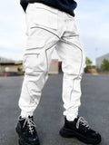 Advbridge Men's Cargo Pants Techwear Multi Pocket White Male Trousers Multipockets Sports Joggers Summer Stacked High Quality Aesthetic