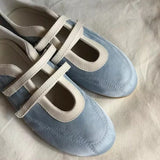 ADVBRIDGE  -  Flats Mary Jane Ballet Shoes Women Sandals Loafers Summer 2025 Trend Shallow Casual Shoes Woman Dress Comfort Shoes for Women