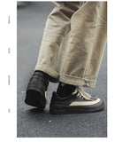 ADVBRIDGE  -  Men’s Trendy Skate Shoes– Cool Street Style, Retro American Design, Thick Sole, Casual & Multipurpose