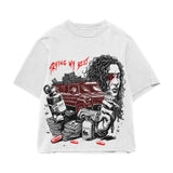 Advbridge Y2k Dark Casual T Shirt Mens Multi Pattern Printed Round Neck Cotton Top Gothic Style Summer New Oversized T Shirt Couple Style