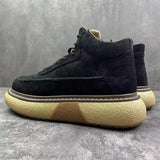 Advbridge 2025 Leather Men's Boots Winter Fashion Retro Comfortable Casual High Quality Thick Sole Warm Personality Men's Shoes