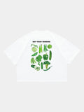 Advbridge Harajuku Y2k Tops Vegetable Graphic T Shirts Casual Streetwear Gothic Short Sleeves Clothes Couple Goth Oversized Women Clothing