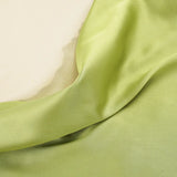 ADVBRIDGE  -  Elegant Light Green Satin One-Shoulder Sheer Mesh Bodycon Mini Dress Women Sexy See Through Ruched Slim Summer Party Dress