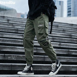 Advbridge New Style Autumn Winter Mens Cargo Pants Fashion Side Pokets Hip Hop Techwear Joggers Male Japanese Streetwear Trousers Pants
