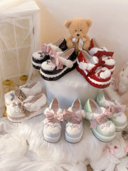 Advbridge Original Thick Soled Sponge Cake Shoes Dopamine Lolita Girls' Single Shoes Japanese Loli Tea Party Cute Student Single Shoes