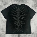 Advbridge New American Hip-hop Handsome Short-sleeved T-shirt Men Summer Hip-hop Street Trend Loose Plus Size Shirt Half Sleeve T-shirt