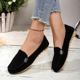 ADVBRIDGE  -  Spring Autumn Loafers Wear-resisting Sneakers Women Casual Single Shoes Fashion Non-slip Soft Flat Loafer Shoes Zapatos De Mujer