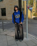 Advbridge Harajuku sportswear mens little people print hoodie sportswear gothic fashion mens clothing oversized Y2k top hoodie streetwear