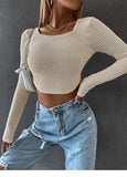 Advbridge aspen outfit winter Coralie Waffle Knit Crop Top