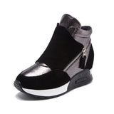 Advbridge Suede Leather Sneakers Women Platform Shoes Fashion Women Sneakers Height Increasing Shoes Woman Casual Shoes N011