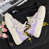 ADVBRIDGE  -  New Design Men Women Casual Skate Shoes Unisex Trendy Canvas Sneakers Breathable Soft Students Sports Shoes Lace Up 35-44