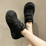 ADVBRIDGE  -  Shock Absorbing White Shoes Women's Thick-soled Fashionable All-match Flat Shoes Women's Sports Casual Shoes