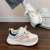 ADVBRIDGE  -  Lace Up Sneakers Shoes for Women 39 Stylish Original Designer Luxury Vulcanized Shoe High Quality Cheap Casual Woman Footwear