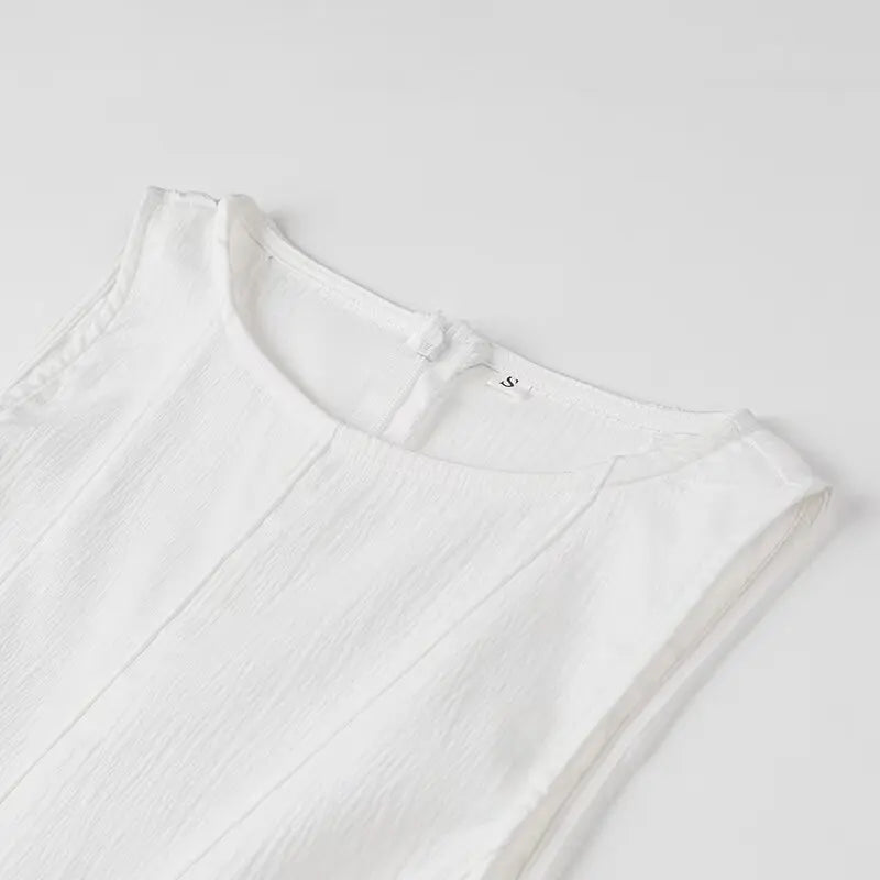 ADVBRIDGE  -  Women’s White Waist Dress Womens Dresses Sexy Shop Products Women's Summer Fashion Party Woman Short Sundress