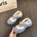 ADVBRIDGE  -   Women Flat Shoes Shallow Mouth Round Toe Casual Women Sports Shoes Thick Soles Versatile Sports Shoe New Summer Style