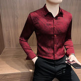 ADVBRIDGE  -  Spring and summer new stylish personality casual printed men's shirt