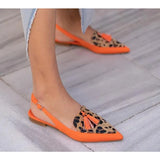 ADVBRIDGE  -  New Summer Color Block Women's Shoes 40-43 Large Pointed Tassel Low Heel Back Air Sandals High Heels Womens Shoes
