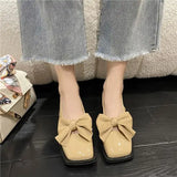 Advbridge Summer Women's Shoes Casual Heels Navy Blue Pumps 2025 Shallow Mouth Sweet Sandals Ladies Comfortable Low Orange Straps Branded