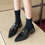 ADVBRIDGE  -  Autumn New Brand Women Flat Shoes Fashion Pointed Toe Slip On Ladies Casual Laofer Shoes Flat Heel Dress Flat Shoes New