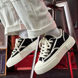 ADVBRIDGE  -  New Design Men Women Casual Skate Shoes Unisex Trendy Canvas Sneakers Breathable Soft Students Sports Shoes Lace Up 35-44