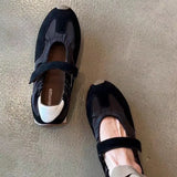 ADVBRIDGE  -  Women Ballet Flat Shoes 2025 Autumn Comfortable Anti Slip Outdoor Casual Shoes Retro Shallow Mouth Mary Jane Shoes Zapatos Mujer