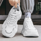 ADVBRIDGE  -  Student thick soled mesh breathable casual sports shoes four seasonal men's outdoor soft sole comfort running shoes male sneaker