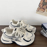 ADVBRIDGE  -  Women's Sneakers With Platform Tennis Female Shoes Woman-shoes Thick Sole Trainers Casual Roses Fashion Heels Spring Lace-U