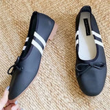 ADVBRIDGE  -  Elegant Butterfly-knot Mary Jane Shoes Soft Bottom Flat Heel Summer Women Sandals Fashion Simple Comfortable Non-slip Sneaker
