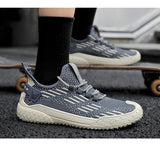 ADVBRIDGE  -  Fashion Mens Casual Shoes Summer Lightweight Flying-Woven Running Sport Shoes Male Mesh Breathable Soft Soled Comfort Sneakers