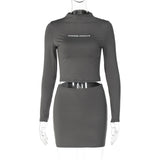 Advbridge aspen outfit winter Chrome Archive Bodycon Skirt Set