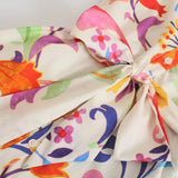 Advbridge Summer New Women's Fashion Style with Belt Printed Midi Long Edition Flip Collar Shirt Dress