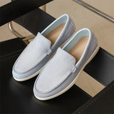 ADVBRIDGE  -  Men's Casual Shoes Suede Leather Loafers Classic British Style Men Shoes Lightweight Soft Moccasins Male Slip on Driving Flats