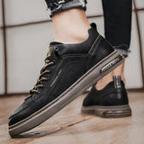Advbridge  Shoes for Men  Comfortable Flat Men's Casual Shoes Outdoor Wild Men's Sneakers High End Fashion One Pedal Dress Shoes Male