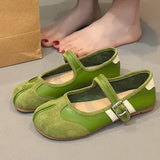 ADVBRIDGE  -  Women Marie Janes Flat Sandals Shoes Woman Sport Sneaker 2025 Trend Summer Loafers Casual Shoes for Women Comfort Soft Leather