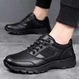 Advbridge New Platform Cow Leather Casual Sneakers for Men Designer Autumn Winter Cotton Black Outdoor Men's Sports Shoes Zapatos Hombre