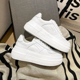 ADVBRIDGE  -  White Sneakers for Womens 2025 Spring Summer New Genuine Leather Shoes for Women Sports Leisure Shoes Women's Platform Sneaker