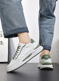 ADVBRIDGE  -  Designer Fashion White Men Casual Sneakers Lightweight Breathable Running Shoes Platform Outdoor Comfortable Tennis Shoes