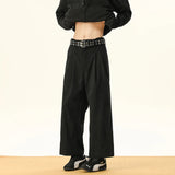 ADVBRIDGE  -  Black Casual Pants Men Fashion Wide Leg Pants Men Japanese Streetwear Hip-hop Loose Straight Pants Mens Trousers S-2XL
