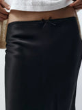 Advbridge Women Satin Skirt High Waist Midi Skirt Stylish Long Skirts For Women Fashion Chic And Elegant Woman Skirt Streetwear