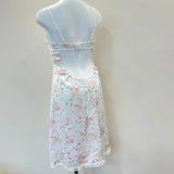 ADVBRIDGE  -  Vinatge Floral Printed Nightdress Women Sleepwear Suspender Pajamas Sexy Lingerie with Chest Pads Loungewear Sleep Dress