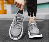 ADVBRIDGE  -  Crocodile Pattern Men Shoes Platform Breathable Loafers 2025 Summer Slip on Men Casual Sneakers Vulcanized Walking Zapatillas