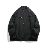 Advbridge  Streetwear Men Black Jackets And Coats Hip Hop Harajuku Men's Windbreaker Overcoat Mens Clothing