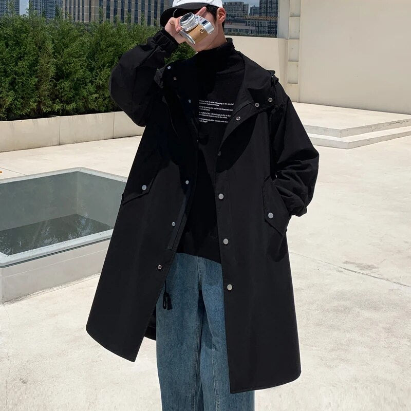 Advbridge Men Hooded Jacket Spring Autumn Men's Casual Streetwear Slim Windbreaker High Quality Jacket Man Clothing 3XL