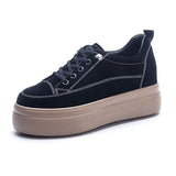Advbridge High on Platform Shoes for Women Spring Autumn Woman Footwear Wedge Light Daily Routine Quality Sale Offers Walking Korean A H