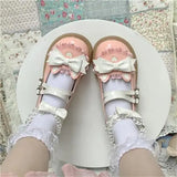 Advbridge Original Cute Japanese Lolita Big Head Shoes Women Flat Bottom Versatile Student Single Shoes Kawaii Loli Girl Princess Shoes