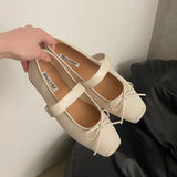 ADVBRIDGE  -  Spring New Brand Women Flat Shoes Fashion Round Toe Ladies Mary Jane Shoes Soft Flat Heel Outdoor Dress Boat Shoe New Woman