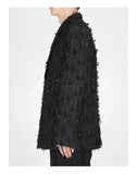 Advbridge 2024 -Style Spring Men s Suit Jacket Japanese Style Darkness Casual Blazer Tassel Suit Coat
