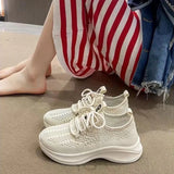 ADVBRIDGE  -  High on Platform Running Shoes for Women Y2k Fashion Designer Luxury Vulcanized Shoe Casual Original Cheap Offer Woman Footwear