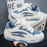 ADVBRIDGE  -  Men's Trendy Skate Shoes Spring Comfy Anti Slip Casual Lace Up Sneakers For Men's Retro Outdoor Activities Board Shoes Sports