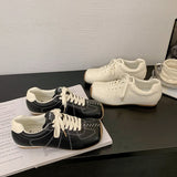 ADVBRIDGE  -  Fashion Casual Sneakers White 2025 Summer Flat Square Toe Sneakers Women's Shoes